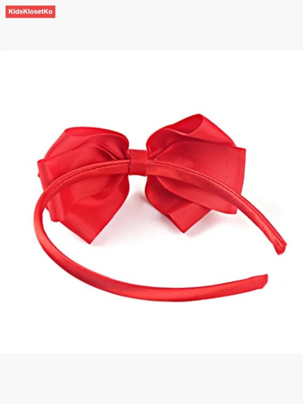 Large Bow Headband Soft Rib Fabric Hair Hoop for Girls Costume Accessory